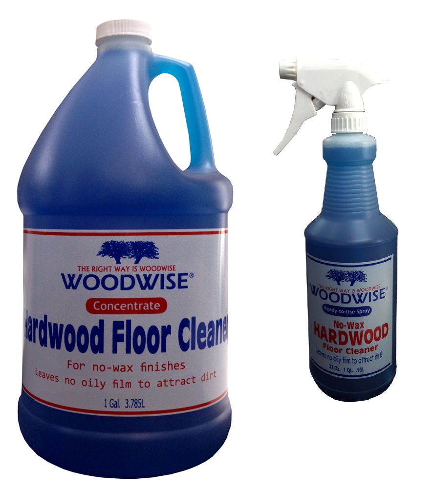 Woodwise NoWax Hardwood Floor Cleaner Gallon Concentrate and Spray 32